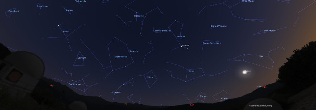 Sternenhimmel Juli 2024