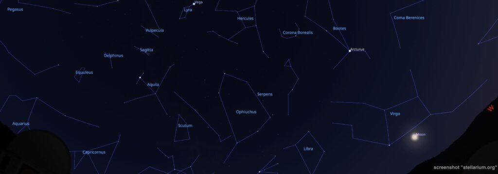 Sternenhimmel August 2024